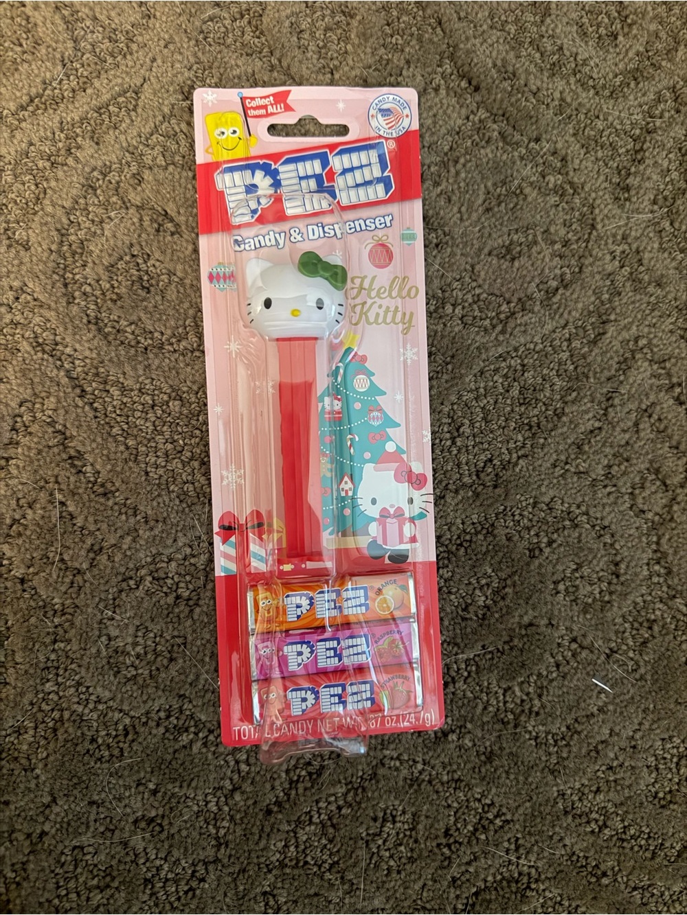 NEW Hello Kitty by Sanrio Christmas PEZ Candy & Dispenser Holiday Edition Sealed